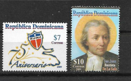 DOMINICAN REPULIC 2009 75th ANNIVERSARY DE LA SALLE SET MNH - Unused Stamps