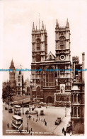 R097896 Westminster Abbey. St. Margarets Church And Big Ben. London. RP - Other & Unclassified