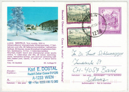 Oesterreich / Austria 1996, Bildpostkarte Seefeld Wien - Basel (Schweiz) - Otros & Sin Clasificación