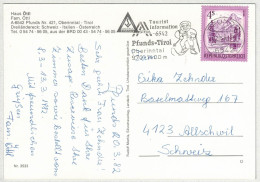 Oesterreich / Austria 1982, Postkarte Pfunds - Allschwil, Tourist Information - Sonstige & Ohne Zuordnung