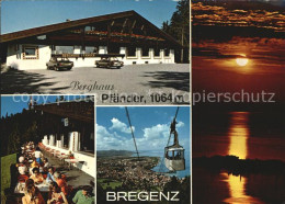 72499722 Bregenz Vorarlberg Pfaenderbahn Berghaus Sonnenuntergang Bregenz - Other & Unclassified