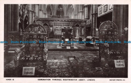 R097931 Coronation Thrones. Westminster Abbey. London. Rotary - Other & Unclassified