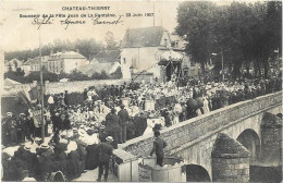 02 - CHATEAU-THIERRY - Souvenir De La Fête De Jean De La Fontaine - 23 Juin 1907 - Chateau Thierry