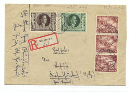DL/21 Deutschland  Einschreiben Umschlag Reco 1943 - Cartas & Documentos