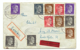 DL/22  Deutschland  Einschreiben Umschlag 1913 - Storia Postale
