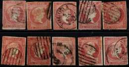 ESPAGNE 1857-60 O - Used Stamps
