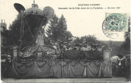 02 - CHATEAU-THIERRY - Souvenir De La Fête De Jean De La Fontaine - 23 Juin 1907 - Chateau Thierry