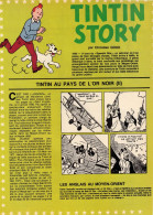 Tintin Au Pays De L'or Noir, Suite. Tintin Story. Les Archives De Moulinsart. Histoires, Variantes De L'album. 1979. - Historische Documenten