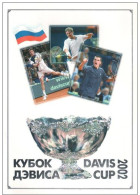 Russie 2003 Yvert N° 6702-6703 + Bloc 262 ** Coupe Davis  Emission 1er Jour Carnet Prestige Folder Booklet. Type I - Neufs