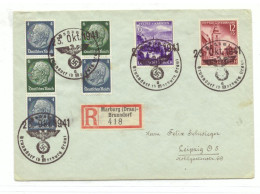 DL/29  Deutschland  Einschreiben Umschlag 1941 - Cartas & Documentos