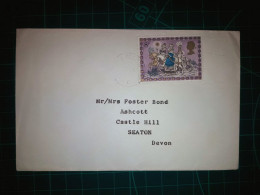 ANGLETERRE, Enveloppe Distribuée à Castle Hill, Seaton. Timbre-poste : Des Trois Mages. Année 1979. - Used Stamps