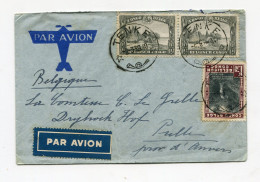 !!! CONGO BELGE, LETTRE PAR AVION DE TENKE DE 1939 POUR LA BELGIQUE - Lettres & Documents