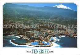 72499276 Puerto De La Cruz Y El Teide Fliegeraufnahme  - Other & Unclassified