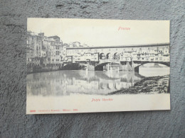 Cpa Firenze Florence Ponte Vecchio - Firenze