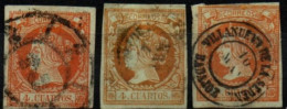 ESPAGNE 1860-1 O - Usati
