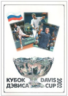 Russie 2003 Yvert N° 6702-6703 En Feuillet ** Coupe Davis  Emission 1er Jour Carnet Prestige Folder Booklet. Type II - Nuevos