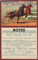 Marche Macerata Portocivitanova Frazione Di Civitanova Marche Ippodromo Con Pubblicita Riunione Ippica 1926 (f.piccolo) - Reitsport