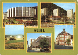 72499005 Suhl Thueringer Wald Stadthalle Waffenmuseum Hochhaeuser Planetarium Su - Suhl