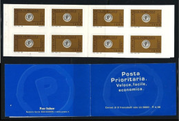 ● ITALIA 1999 ֍ Posta Prioritaria ● LIBRETTO L20 ** ● 8 Valori Da 0,62 € ● Cat. ? € - Lotto 5034 ● - Postzegelboekjes