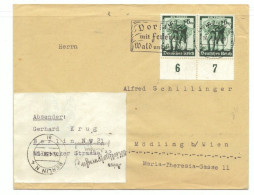 DL/36 Deutschland  Umschlag 1943 - Briefe U. Dokumente