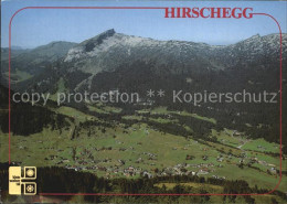 72498969 Hirschegg Kleinwalsertal Vorarlberg Fliegeraufnahme Mit Hoch Ifen Hirsc - Altri & Non Classificati