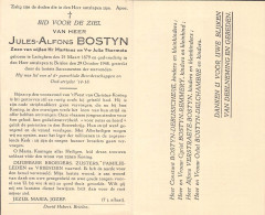 Doodsprentje / Image Mortuaire Jules Bostyn - Thermote - Ledegem Brielen 1879-1948 - Todesanzeige