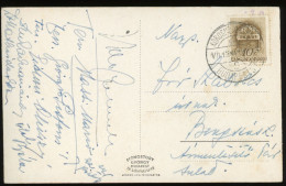 HUNGARY KIRÁLYHÁZA OLD Postcard With Mozgóposta, TPO 1940 - Brieven En Documenten