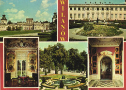 WILANOV, WARSAW, ARCHITECTURE, PARK, FOUNTAIN, POLAND, POSTCARD - Polen