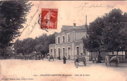 53 - Mayenne -  CHATEAU GONTIER - Cour De La Gare - Chateau Gontier