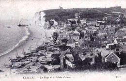 76 - Seine Maritime -  ETRETAT - La Plage Et La Falaise D Amont - Etretat