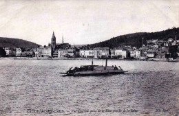 76 - Seine Maritime -  CAUDEBEC En CAUX - Vue Generale Prise De La Rive Gauche De La Seine - Le Bac Du Passeur - Caudebec-en-Caux