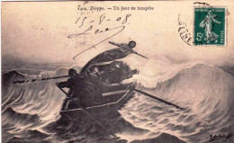 76 - Seine Maritime -  DIEPPE -  Un Jour De Tempete - Dieppe