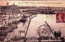 76 - Seine Maritime -  DIEPPE -  Perspective Du Quai Duchesne Et La Chambre De Commerce - Dieppe
