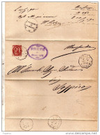 1890  LETTERA CON ANNULLO  OTTAGONALE CELLA DATI CREMONA - Storia Postale