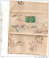 1886  LETTERA CON ANNULLO  OTTAGONALE SALA BOLOGNESE BOLOGNA - Storia Postale