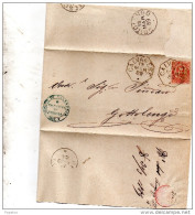 1889 LETTERA CON ANNULLO  OTTAGONALE CALVAGESE BRESCIA - Poststempel