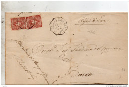 1898    LETTERA CON ANNULLO BORGO S. GIACOMO    BOLOGNA - Poststempel