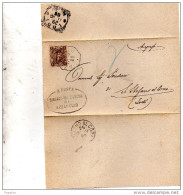 1900  LETTERA CON ANNULLO  OTTAGONALE  AZZANELLO CREMONA - Poststempel