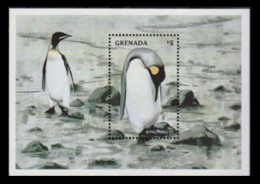 GRENADA 1998 - GRANADA - AVES - PAJAROS - PINGUINOS - YVERT HB-473** - Pingueinos