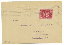 DL/45 Deutschland   Umschlag 1941 - Storia Postale
