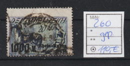 MiNr. 260 Gestempelt, Geprüft  (0421) - Used Stamps
