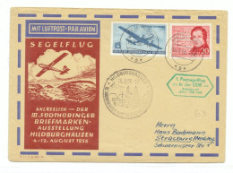 DL/51  Deutschland   Umschlag 1956 LUFTPOST - Lettres & Documents