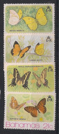 BAHAMAS - 1975 - N° YT. 358 à 361 - Papillons / Butterflies - Neuf Luxe ** / MNH / Postfrisch - Butterflies