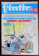 Tintin N° 26/1987 Bédu - Spécial Inventeurs - Tintin