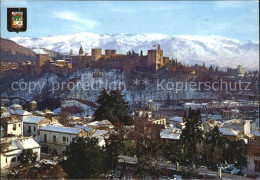 72497890 Granada Andalucia Mit Burg Im Winter Granada - Sonstige & Ohne Zuordnung