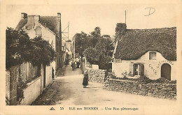 56 - Ile Aux Moines - Une Rue Pittoresque - Animée - CPA - Voir Scans Recto-Verso - Ile Aux Moines