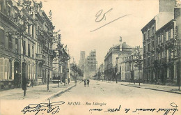 51 - Reims - Rue Libergier - Précurseur - Oblitération Ronde De 1903 - CPA - Voir Scans Recto-Verso - Reims