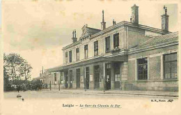 61 - Laigle - La Gare Du Chemin De Fer - Animé - CPA - Voir Scans Recto-Verso - L'Aigle