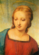 Art - Peinture Religieuse - Raphael Sanzio - La Vierge Du Chardonneret - Détail La Vierge - Firenze Galleria Degli Uffiz - Quadri, Vetrate E Statue
