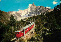 Trains - Chamonix-Mont Blanc - Le Train Du Montenvers Et Le Dru - Carte Neuve - CPM - Voir Scans Recto-Verso - Eisenbahnen